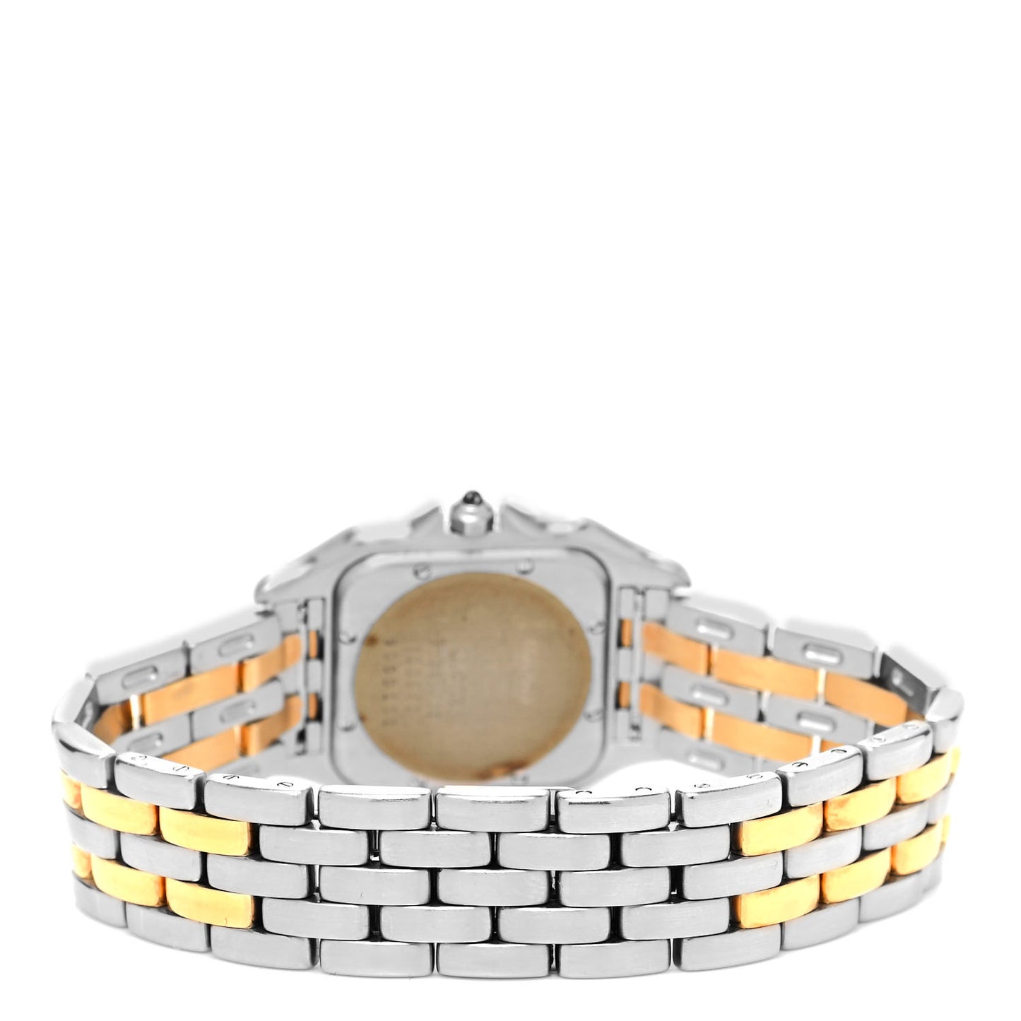 Stainless Steel 18K Yellow Gold 27mm Panthere Quartz Watch