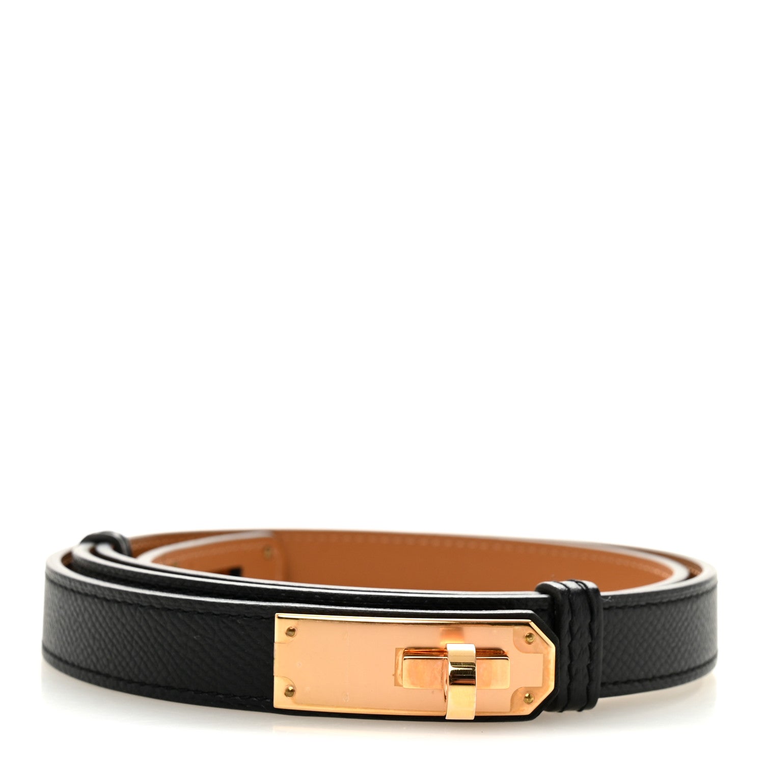 Hermes Epsom Kelly Belt Black 1 of 5