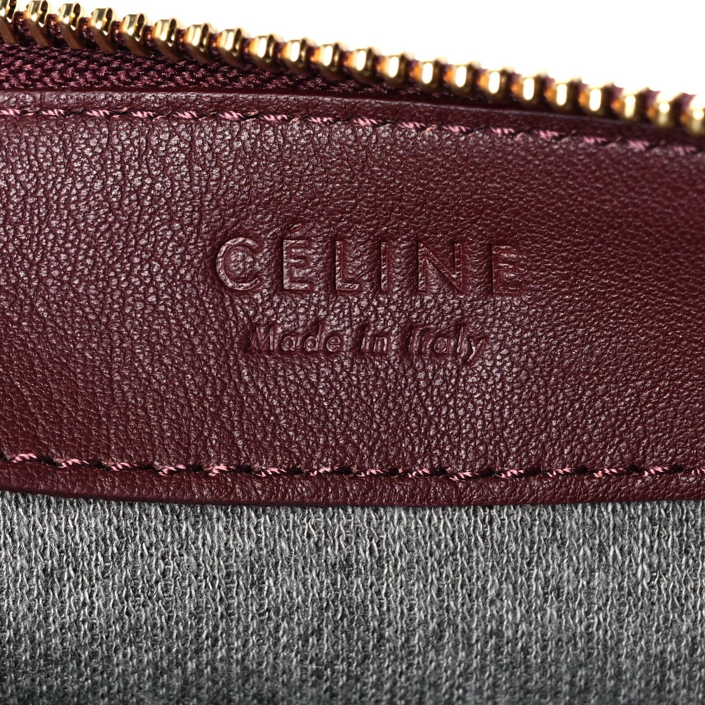 Smooth Lambskin Small Trio Crossbody Bag Burgundy