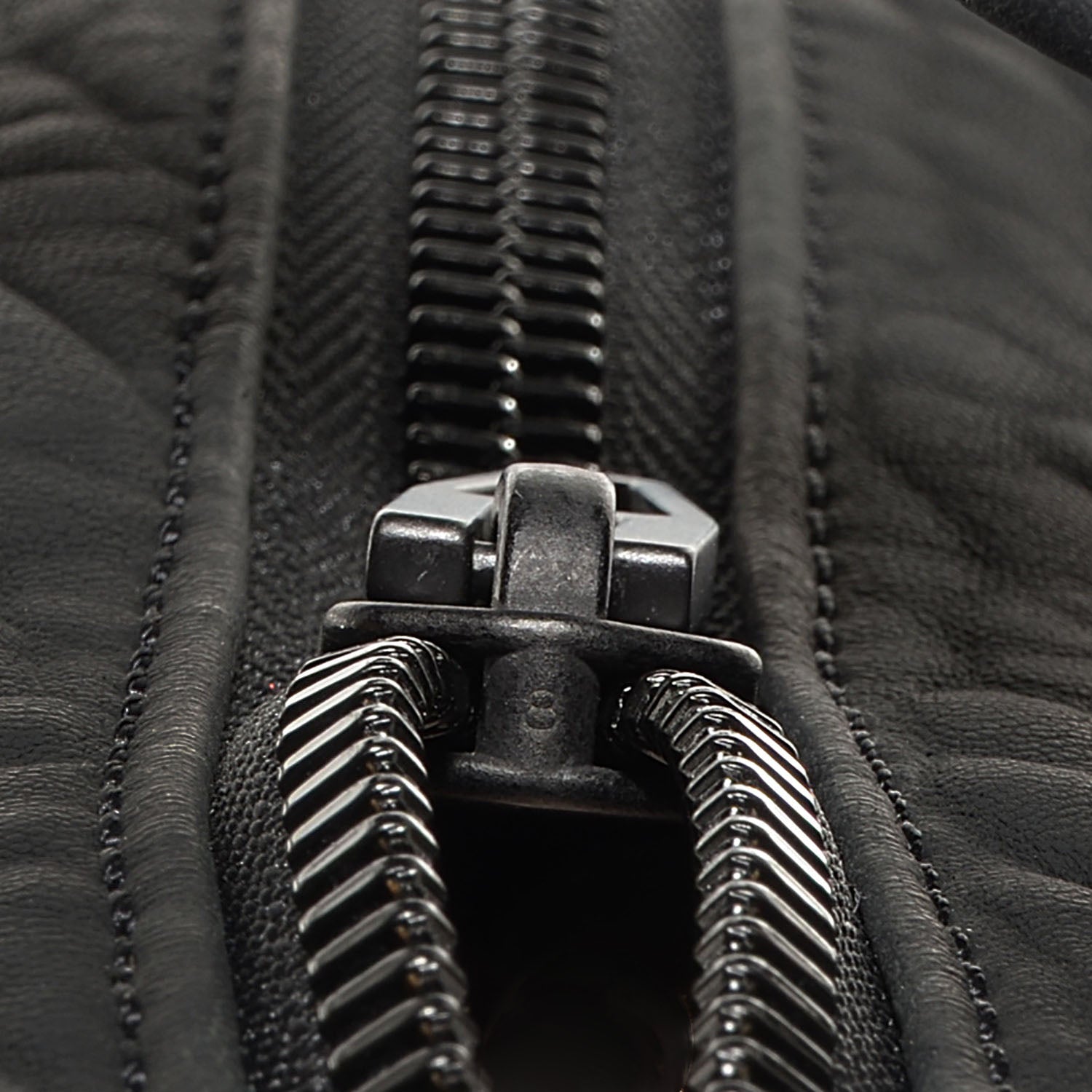 Alexander Wang Pebbled Lambskin Rocco Duffel Matte Black w Iridescent Hardware 7 of 7