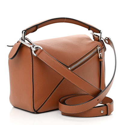 Loewe Calfskin Small Puzzle Bag Tan 3 of 9