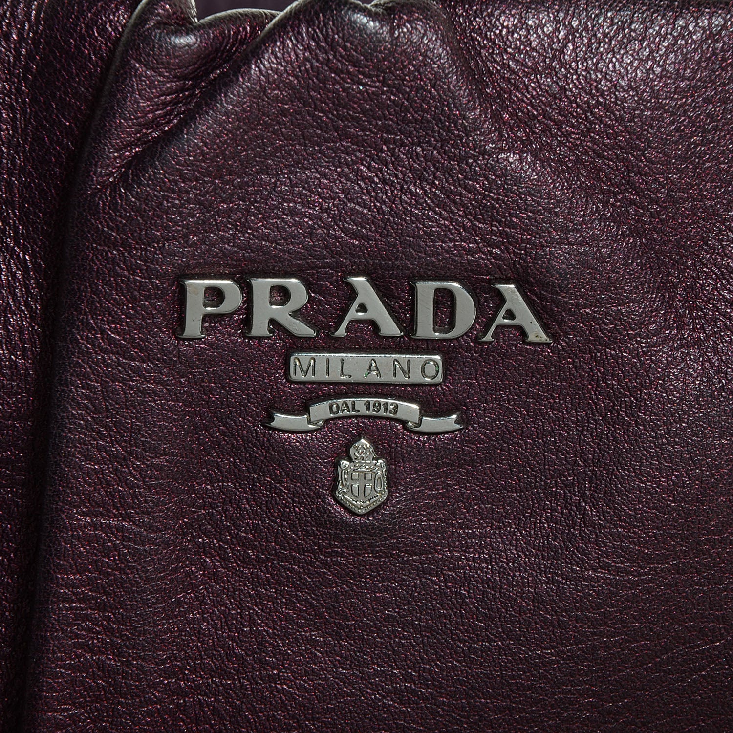 Prada Nappa Mordore Hobo Lampone 10 of 10