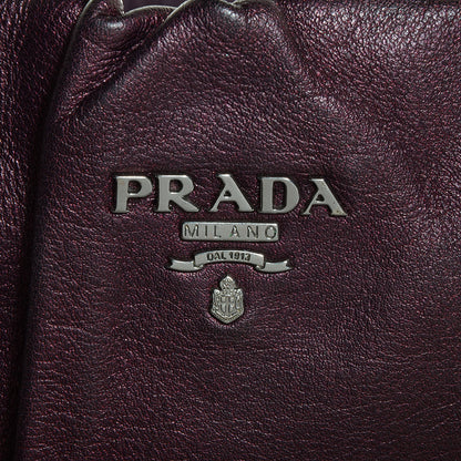 Prada Nappa Mordore Hobo Lampone 10 of 10