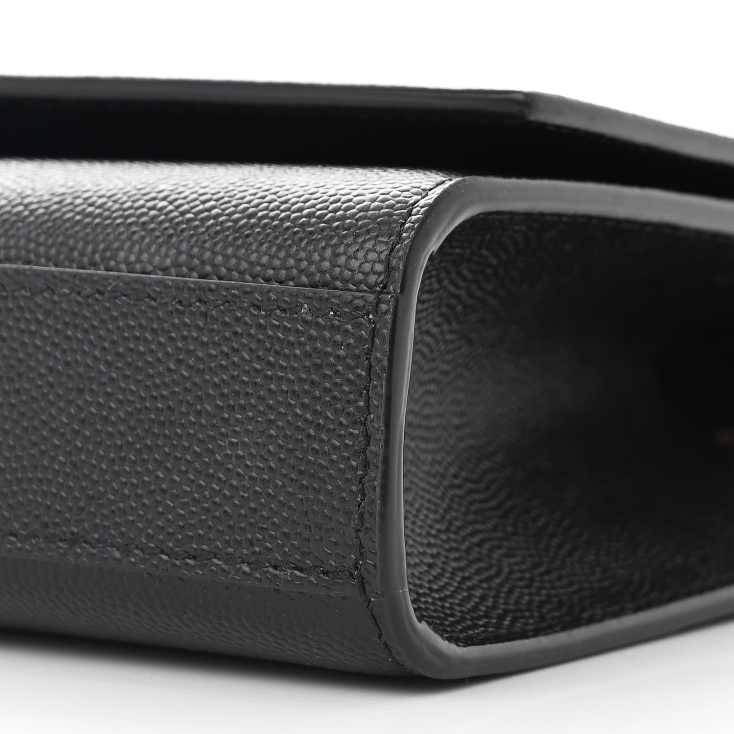 Saint Laurent Grain De Poudre Medium Classic Monogram Kate Satchel Black 10 of 10