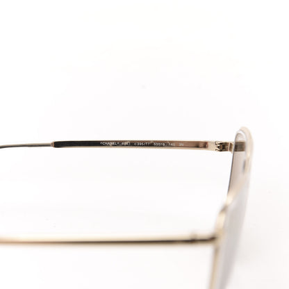 Chanel Pilot Sunglasses 4241 Gold 5 of 8