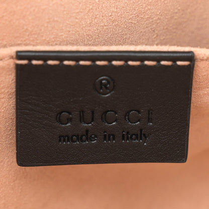Gucci Calfskin Matelasse GG Marmont Belt Bag 85 34 Black 6 of 12