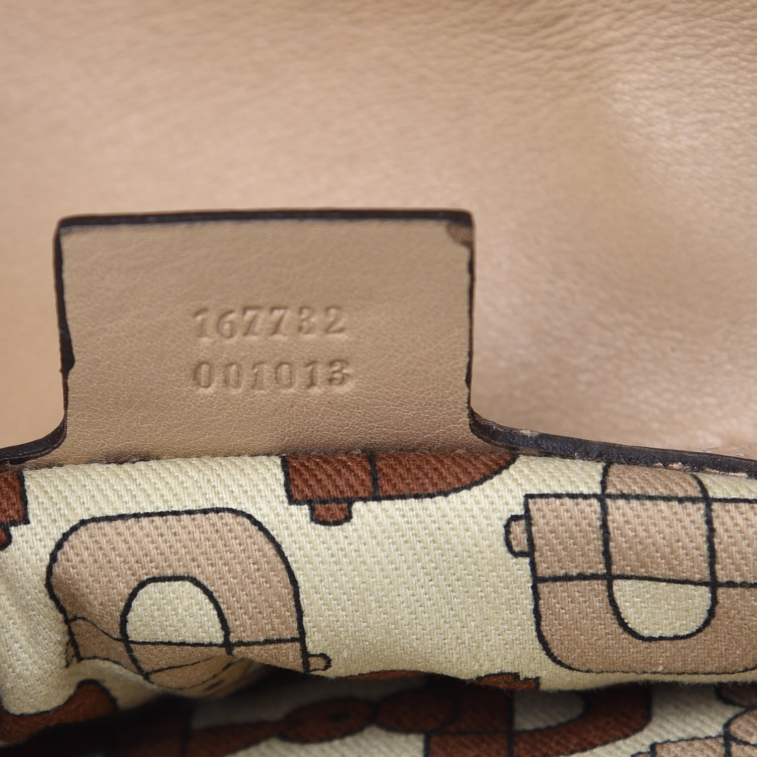 Gucci Guccissima Medium Britt Tassel Shoulder Bag Beige 7 of 12