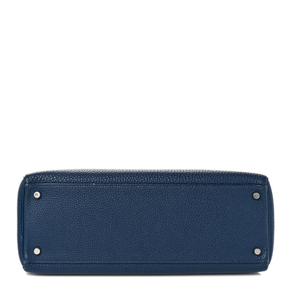 Hermes Togo Kelly Retourne 35 Bleu de Galice 6 of 37