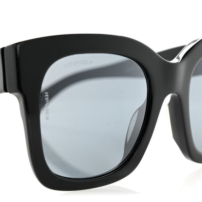 Chanel Acetate Square Sunglasses 5357-A Black 8 of 11