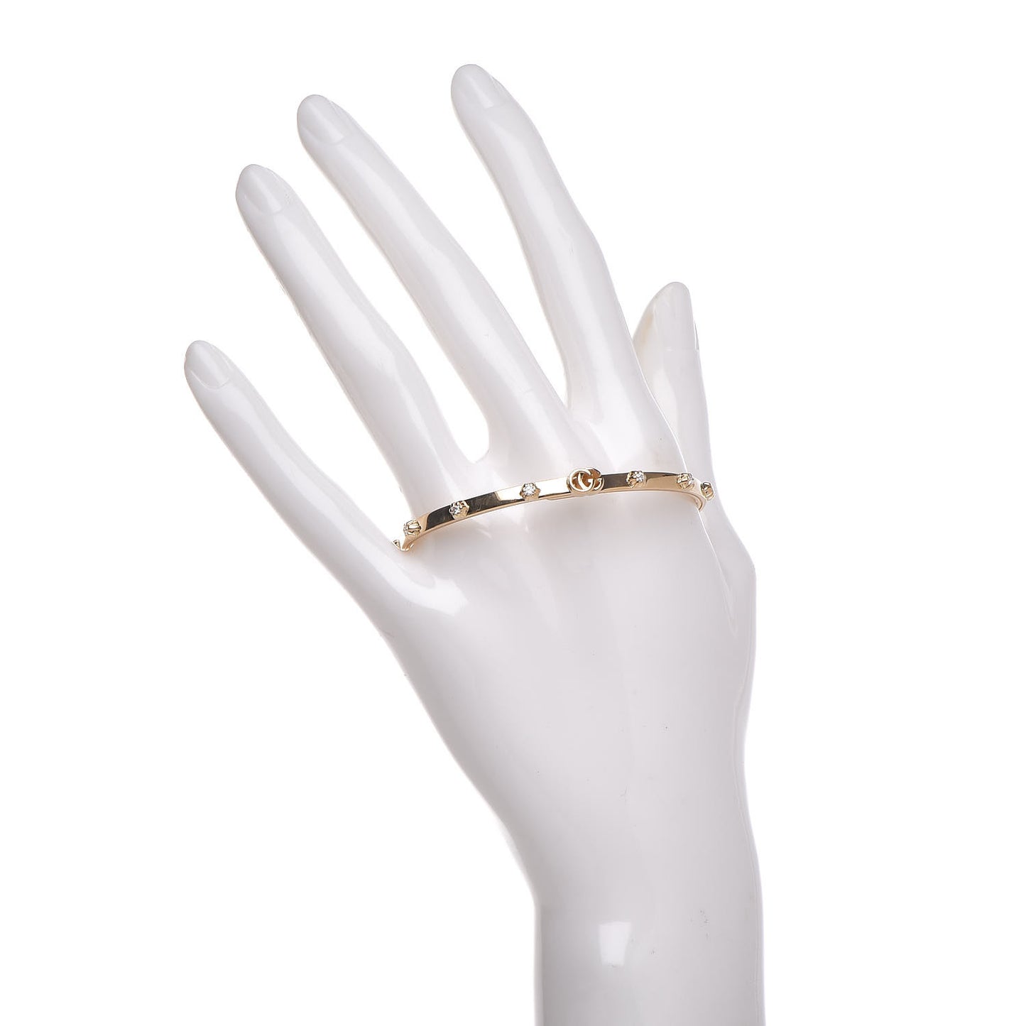 18K Yellow Gold Diamond XS Running Bracelet