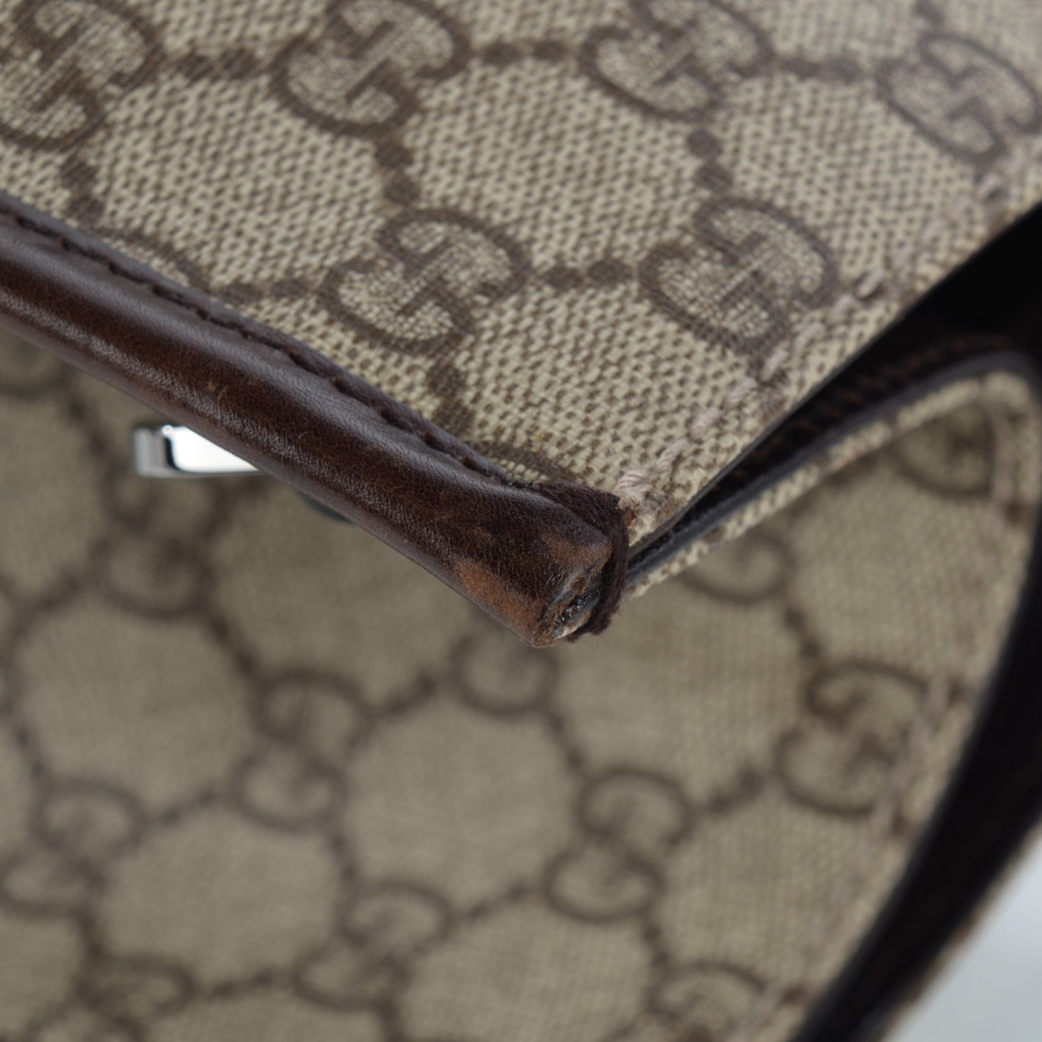 Gucci GG Plus Monogram Large Vertical Tote Dark Brown 14 of 14
