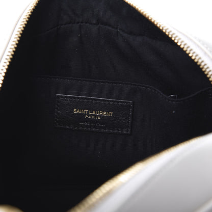 Saint Laurent Calfskin Matelasse Monogram Lou Camera Bag Crema Soft 6 of 9