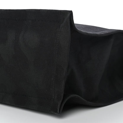 Saint Laurent Linen Calfskin Rive Gauche Tote Black 9 of 9