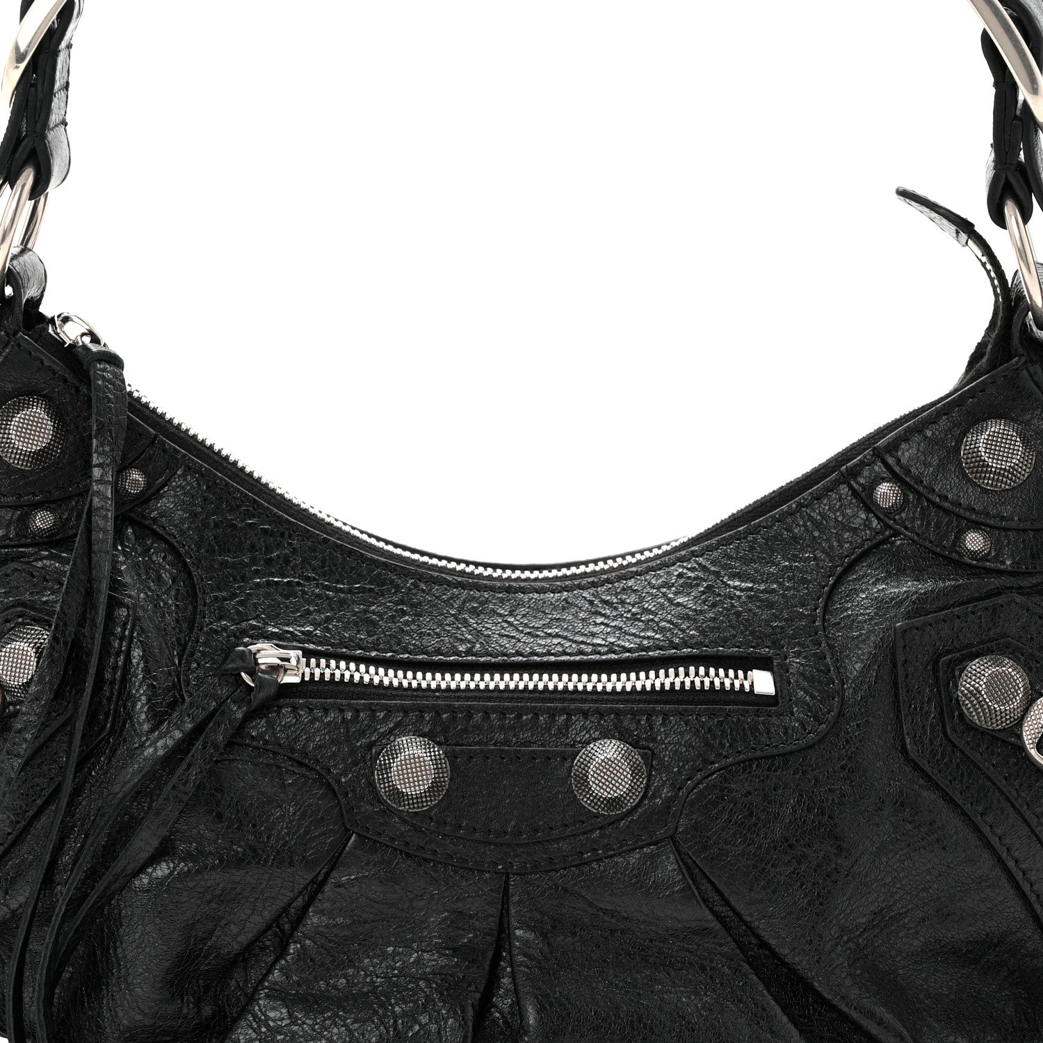 Balenciaga Agneau Arena Small Le Cagole Shoulder Bag Black 9 of 11