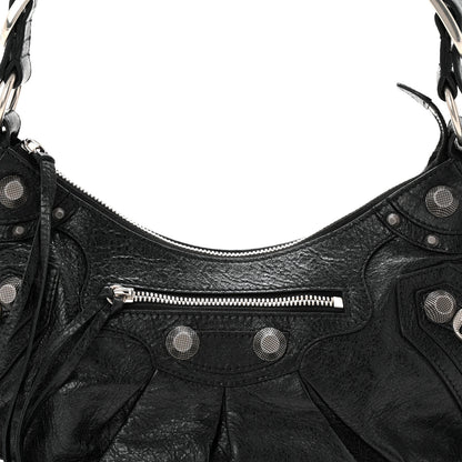 Balenciaga Agneau Arena Small Le Cagole Shoulder Bag Black 9 of 11
