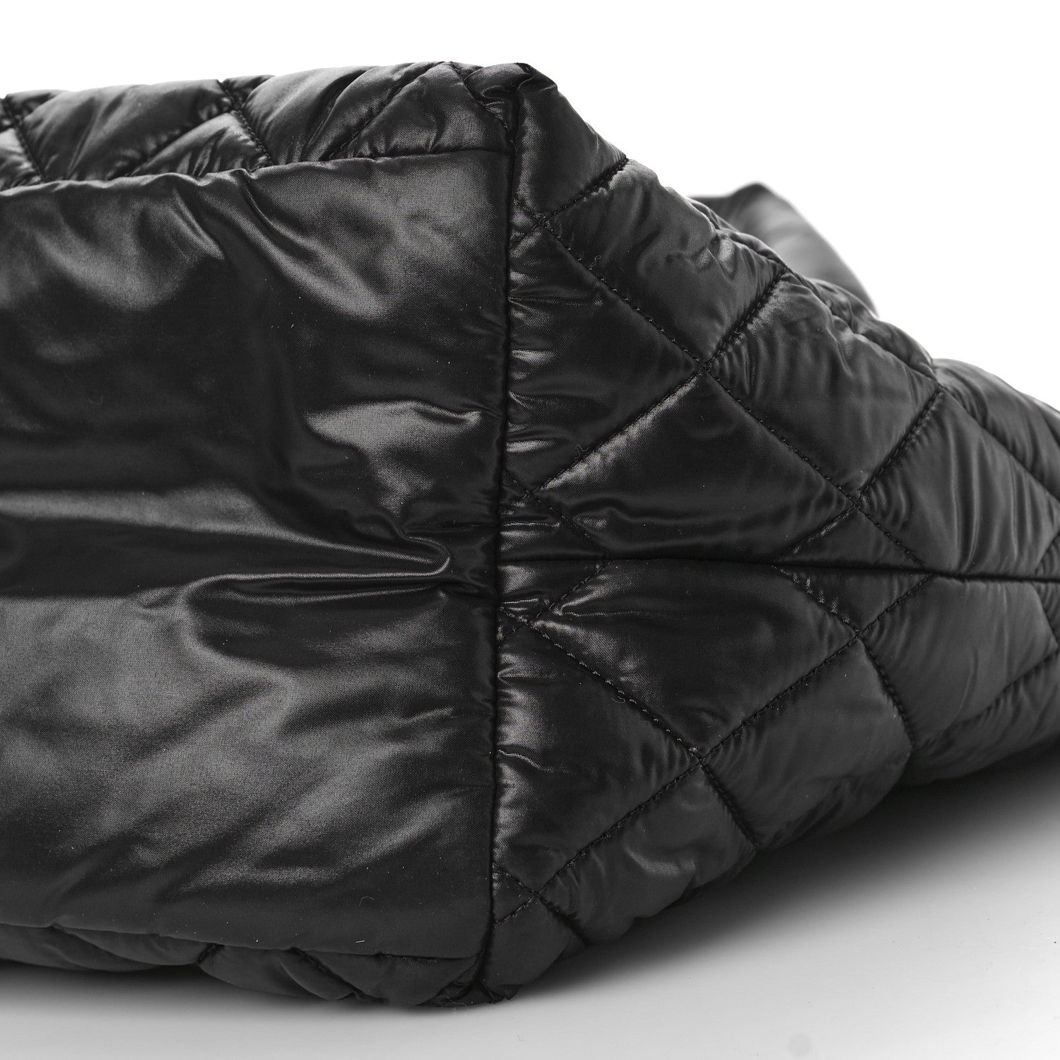 Chanel Nylon Quilted Small Coco Cocoon Tote Black 9 of 9