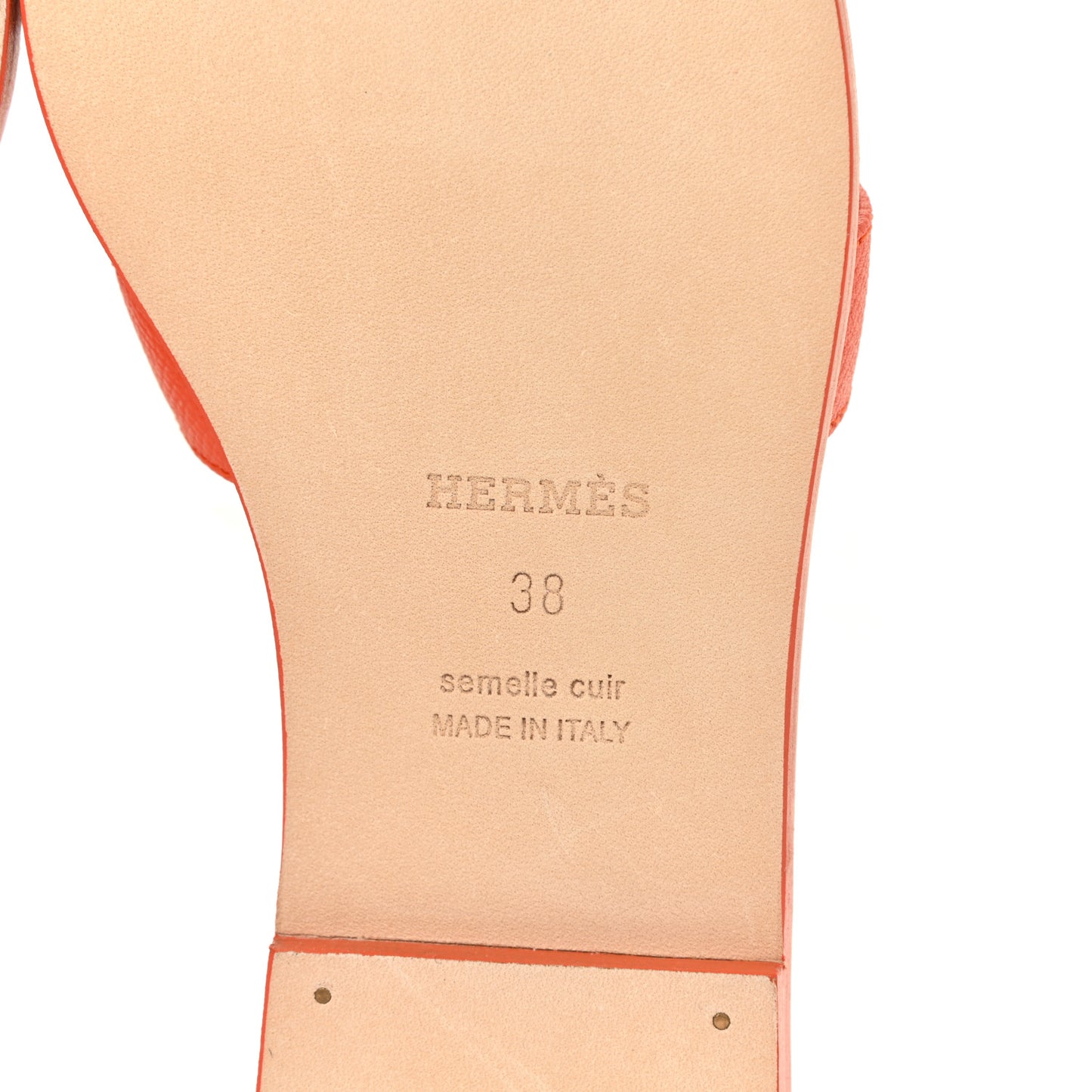 Epsom Oran Sandals 38 Orange Poppy