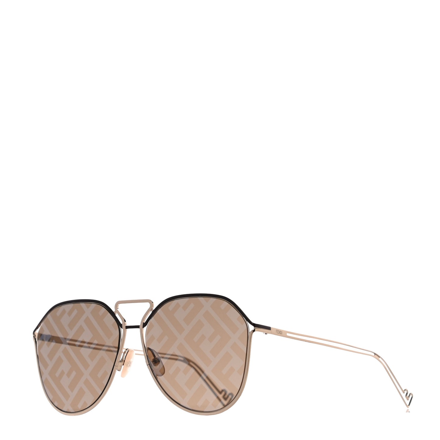 Metal Aviator Sunglasses FFM0071/S Gold