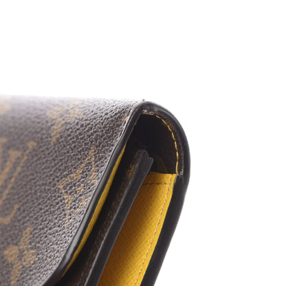 Louis Vuitton Monogram Emilie Wallet Jonquille 8 of 9