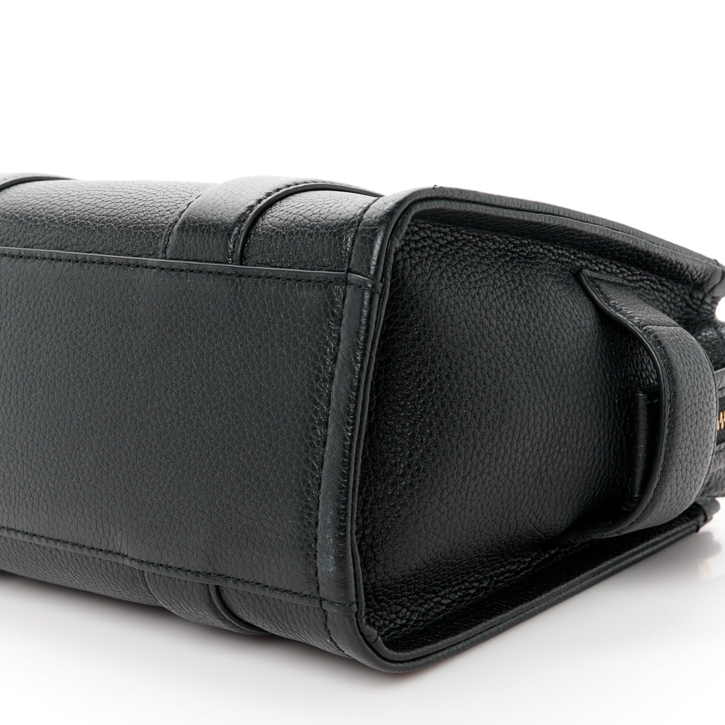 Grained Calfskin Small The Tote Bag Black