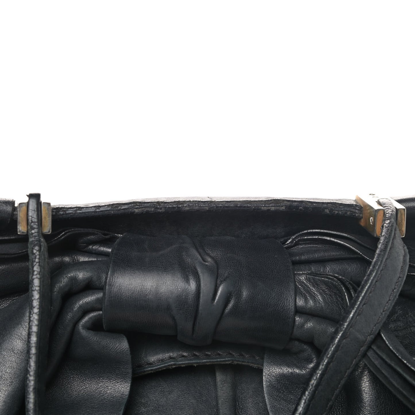 Nappa Bow Tote Black