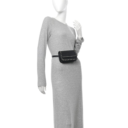 Valentino Garavani Vitello Rockstud Belt Bag Black 2 of 11