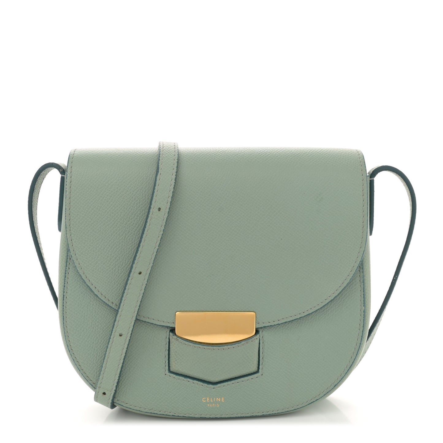 Baby Grained Calfskin Small Trotteur  Jade