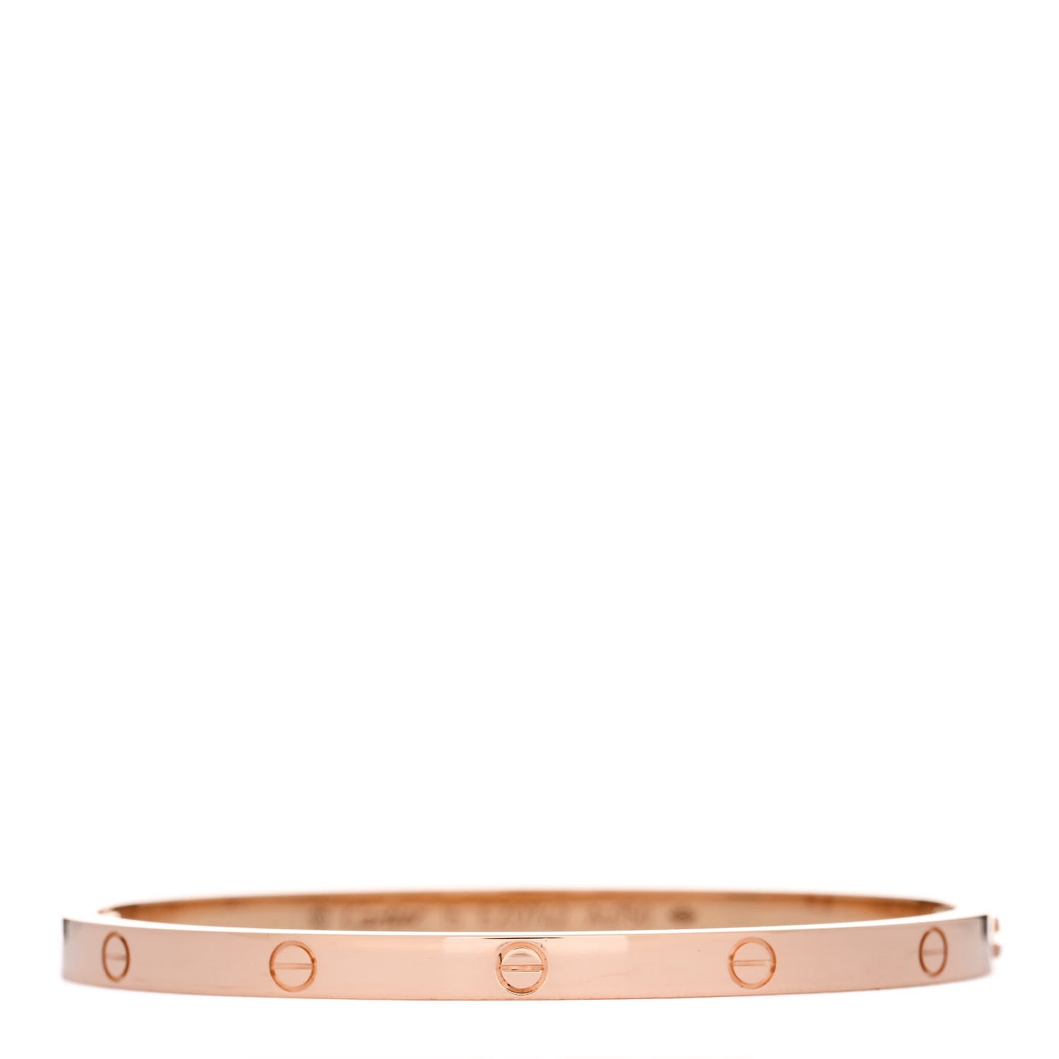 Cartier 18K Pink Gold Small LOVE Bracelet 15 1 of 7