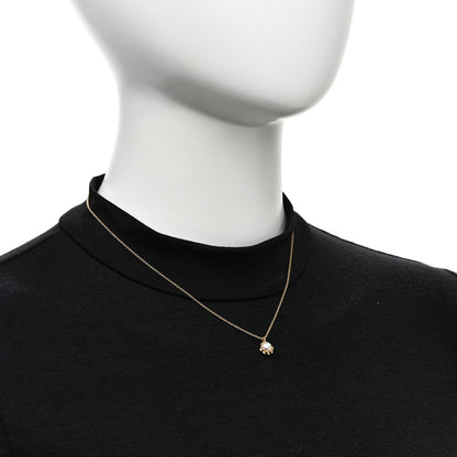 Tiffany 18K Yellow Gold Cultured Pearl Paloma Picasso Olive Leaf Pendant Necklace 2 of 6