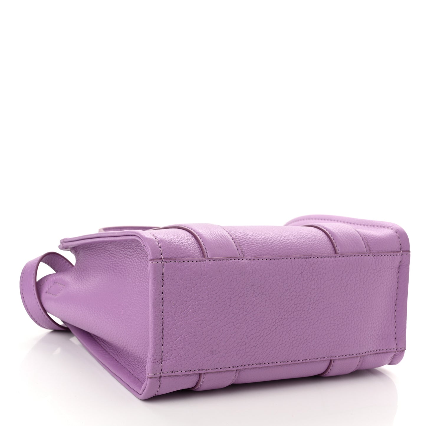 Grained Calfskin Small The Tote Bag Regal Orchid