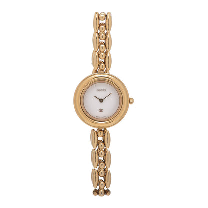 Gucci Stainless Steel 26mm Rice Link Interchangeable Bezel Quartz Watch 1 of 7