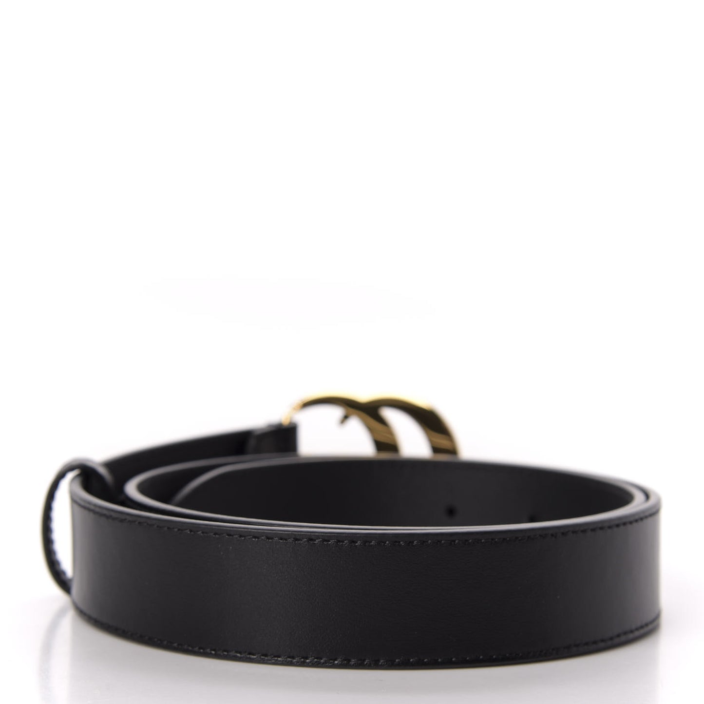 Plutone Calfskin Double G 30mm Belt 90 36 Black