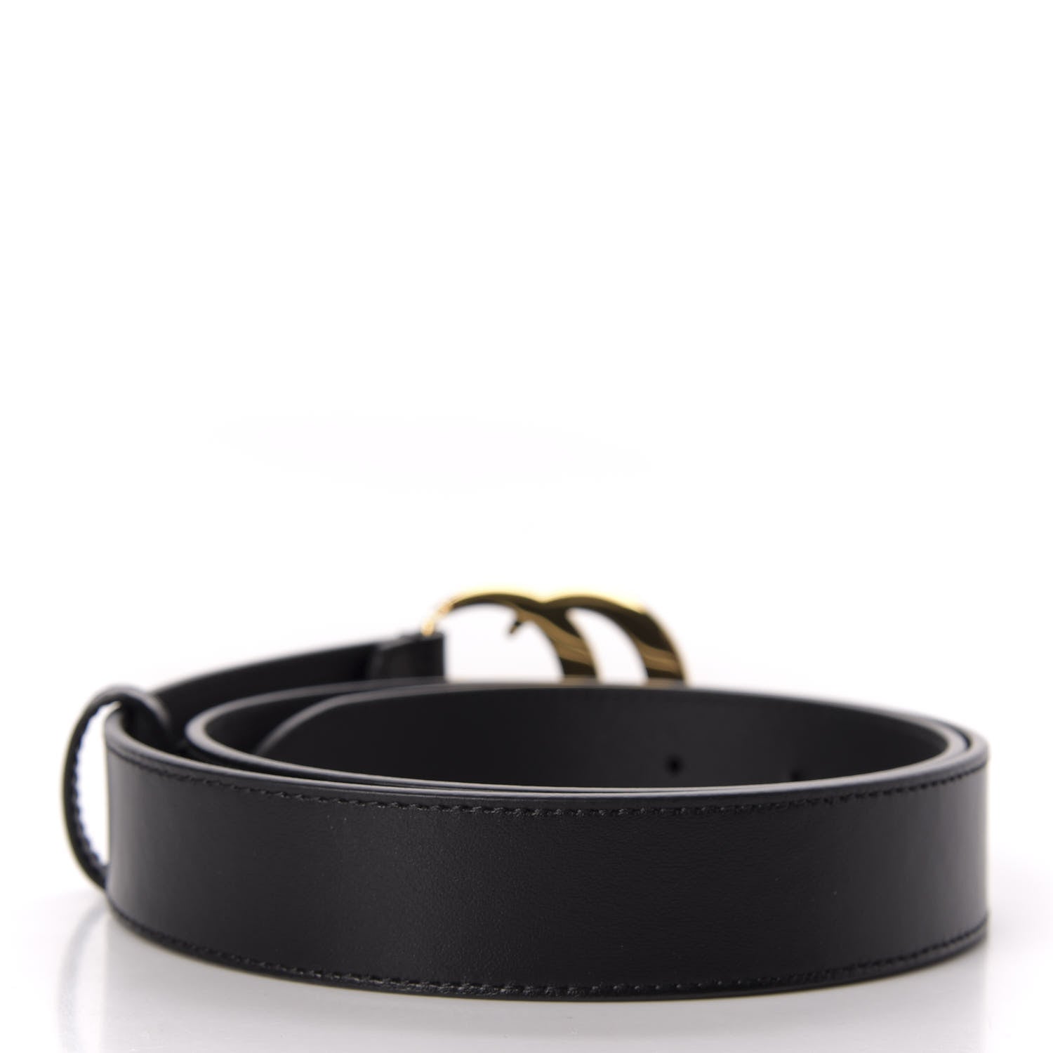Gucci Plutone Calfskin Double G 30mm Belt 90 36 Black 2 of 3