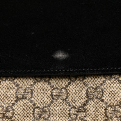 Gucci GG Supreme Monogram Medium Dionysus Shoulder Bag Black 16 of 21