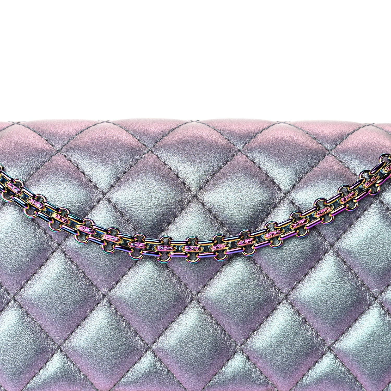 Chanel Iridescent Lambskin Quilted 2.55 Reissue 226 Flap Light Purple 10 of 12