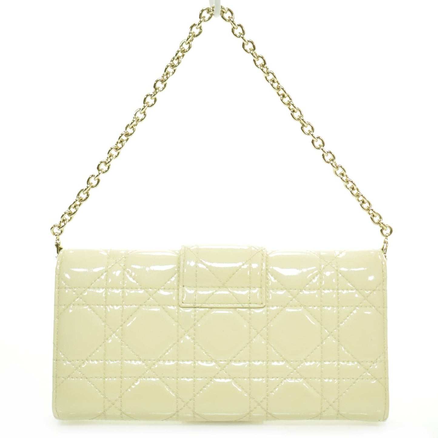 Patent Cannage Shoulder Bag