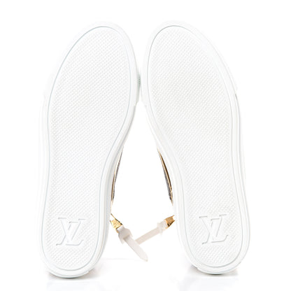 Louis Vuitton Patent Monogram Stellar Sneaker Boots 36 Gold 5 of 6