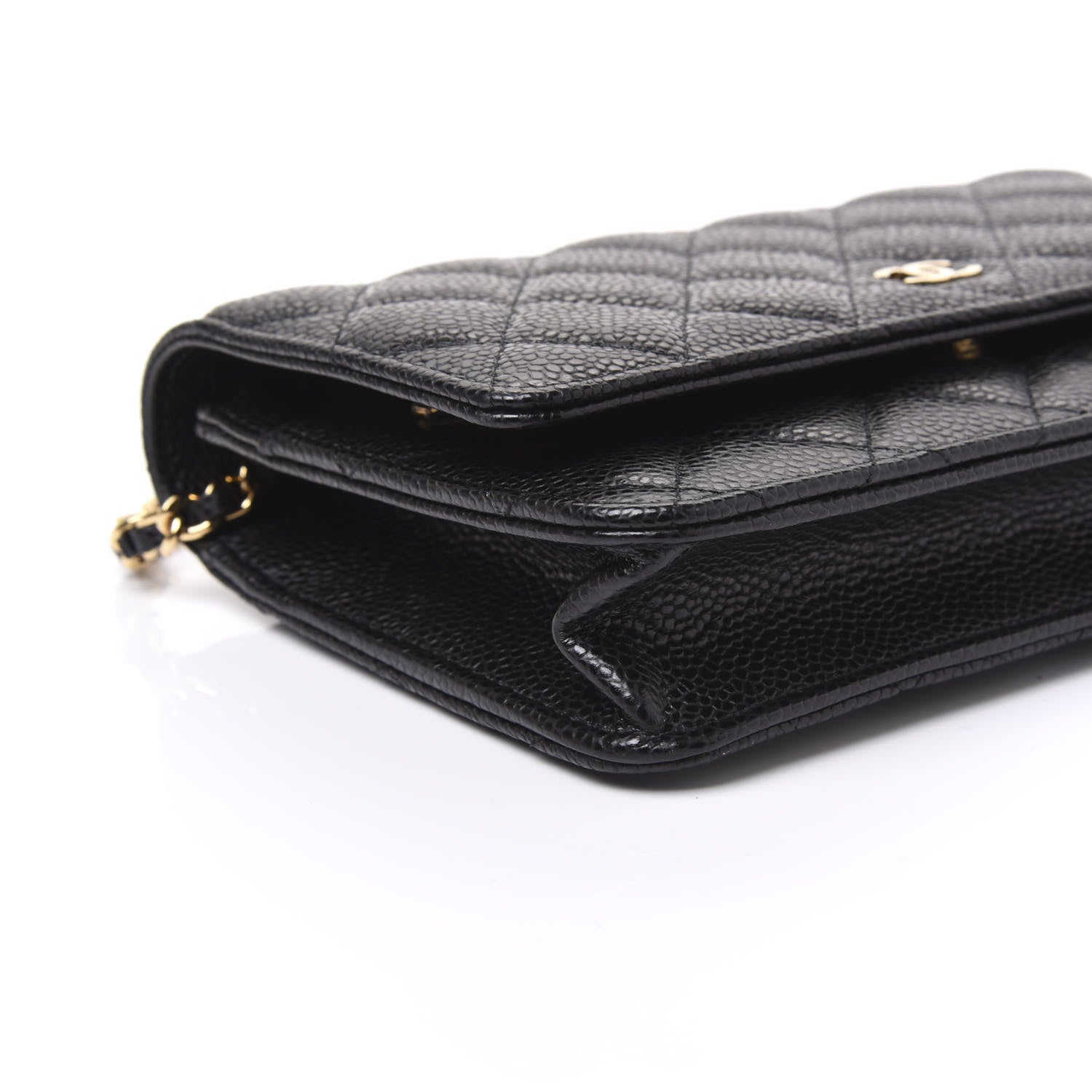 Chanel Caviar Quilted Wallet On Chain WOC Black 5 of 11