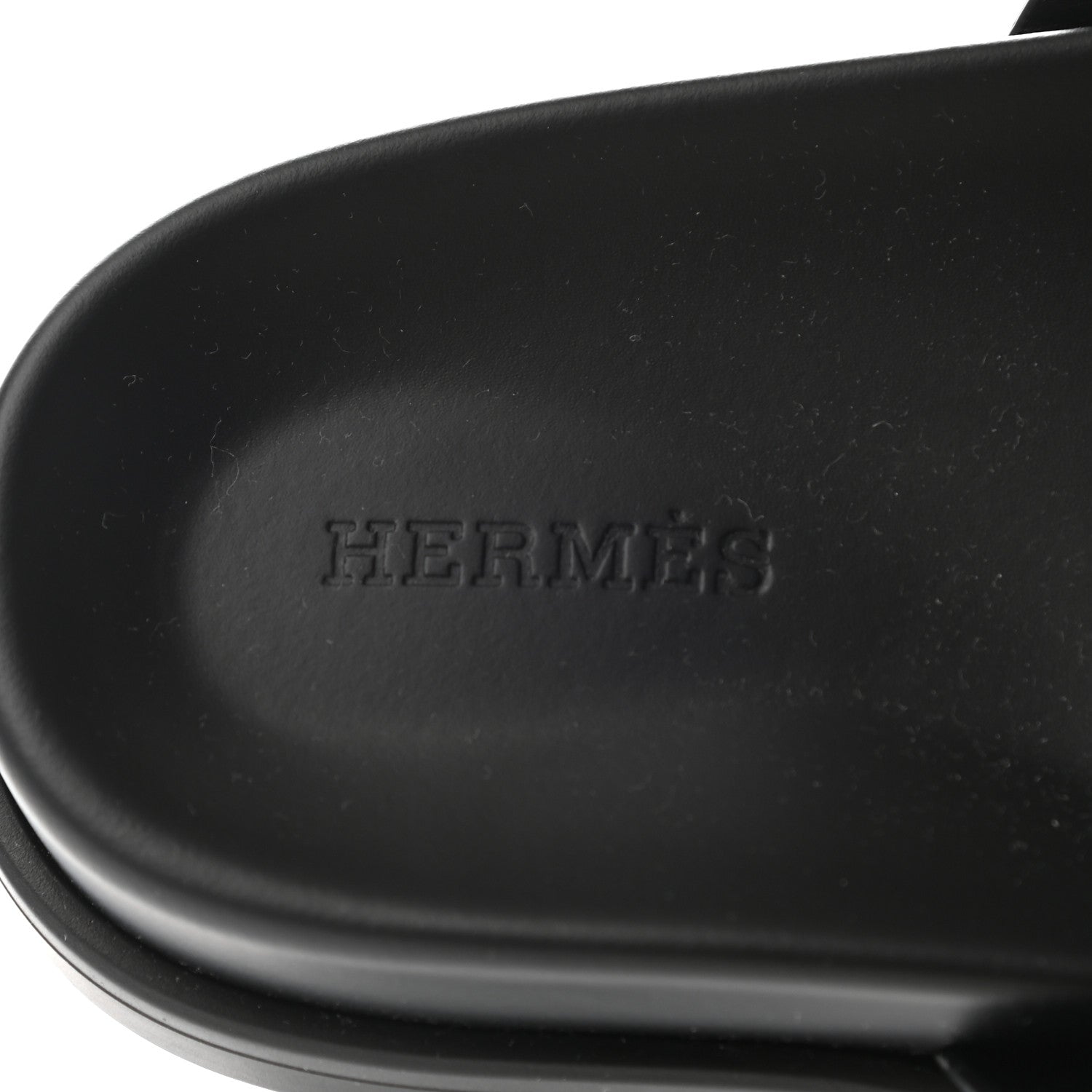 Hermes Calfskin Womens Chypre Sandals 39 Black 7 of 15