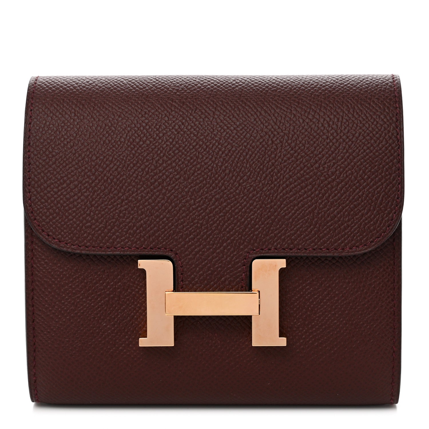Hermes Epsom Constance Short Wallet Bordeaux 1 of 7