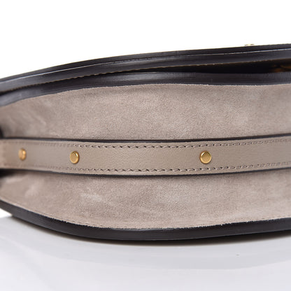 Chloe Calfskin Suede Small Nile Bracelet Bag Motty Grey 9 of 10