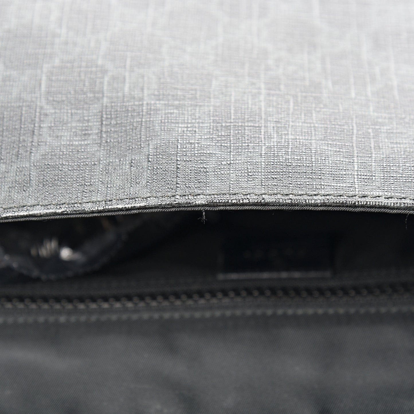 GG Plus Monogram Medium Flap Messenger Bag Black