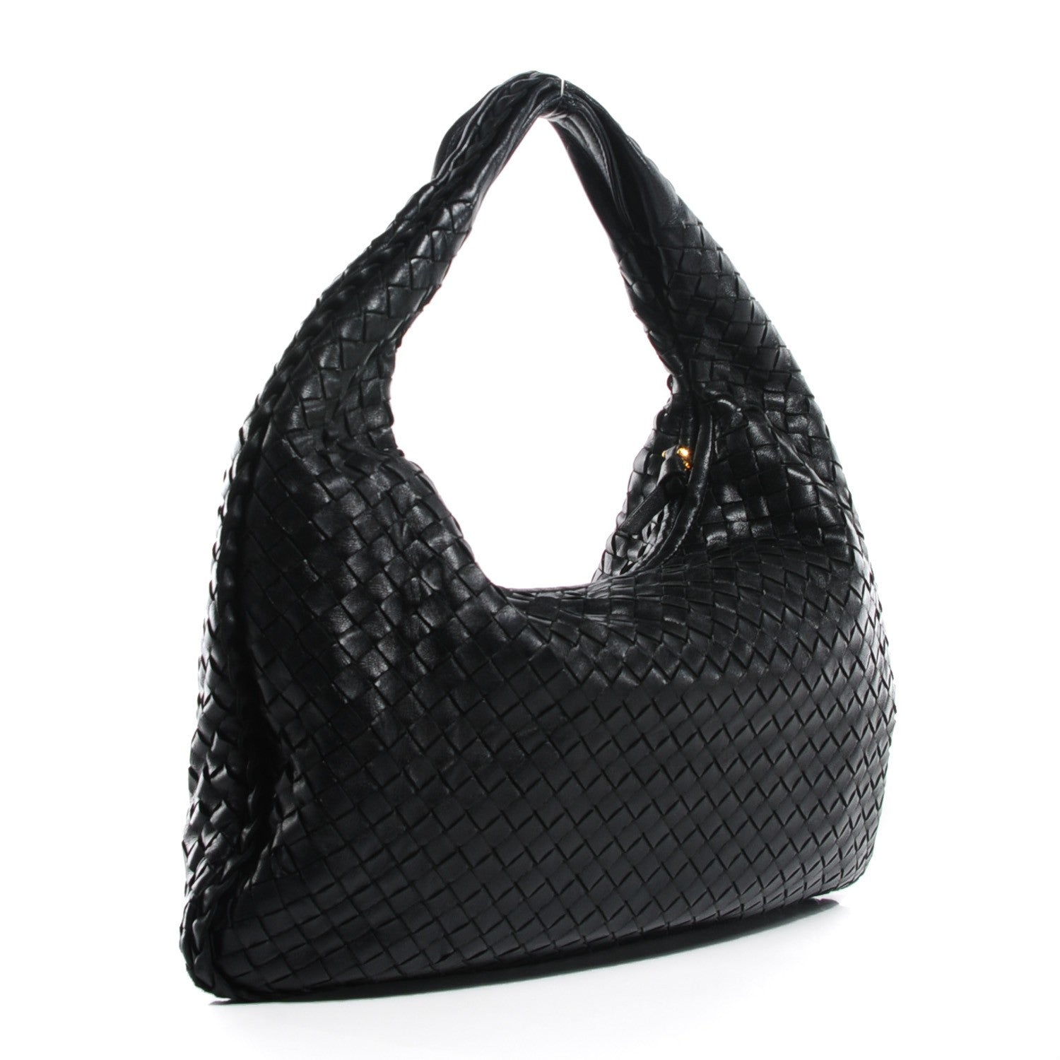 Bottega Veneta Nappa Intrecciato Medium Veneta Hobo Nero Black 4 of 10