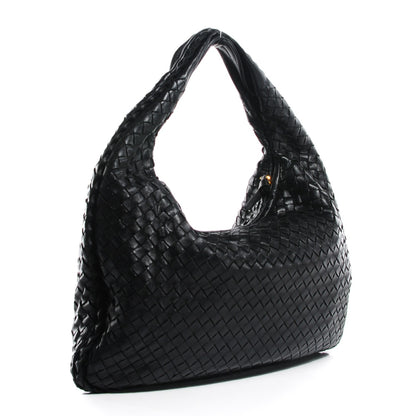 Bottega Veneta Nappa Intrecciato Medium Veneta Hobo Nero Black 4 of 10