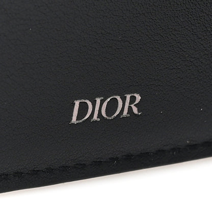 Christian Dior Oblique Long Vertical Wallet Blue Multicolor 6 of 8