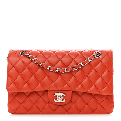 Chanel Lambskin Quilted Medium Double Flap Red 1 of 14