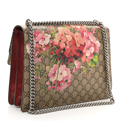 Gucci GG Supreme Monogram Blooms Medium Dionysus Shoulder Bag Beige Multicolor Dry Rose 3 of 8