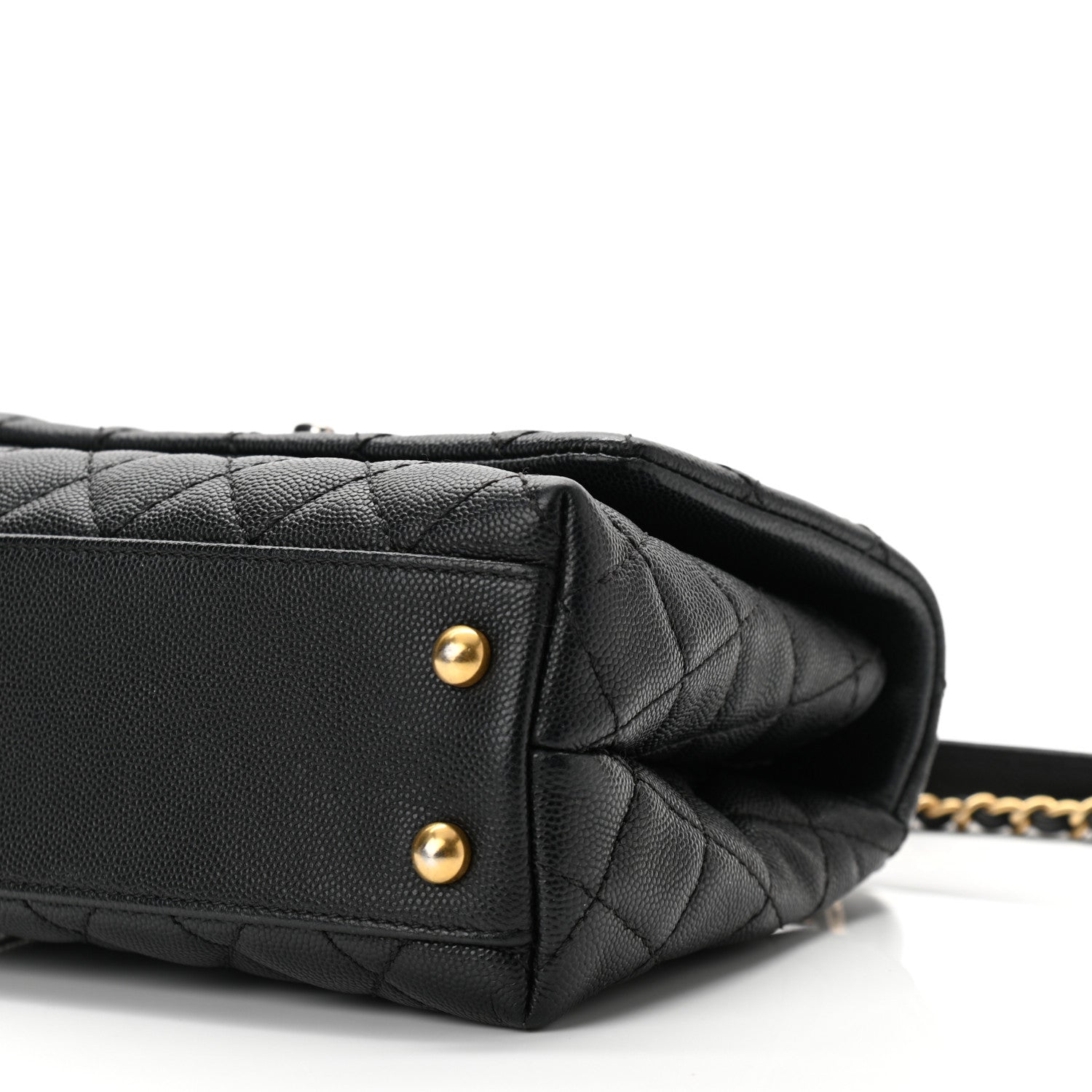 Chanel Caviar Quilted Mini Coco Handle Flap Black 9 of 9