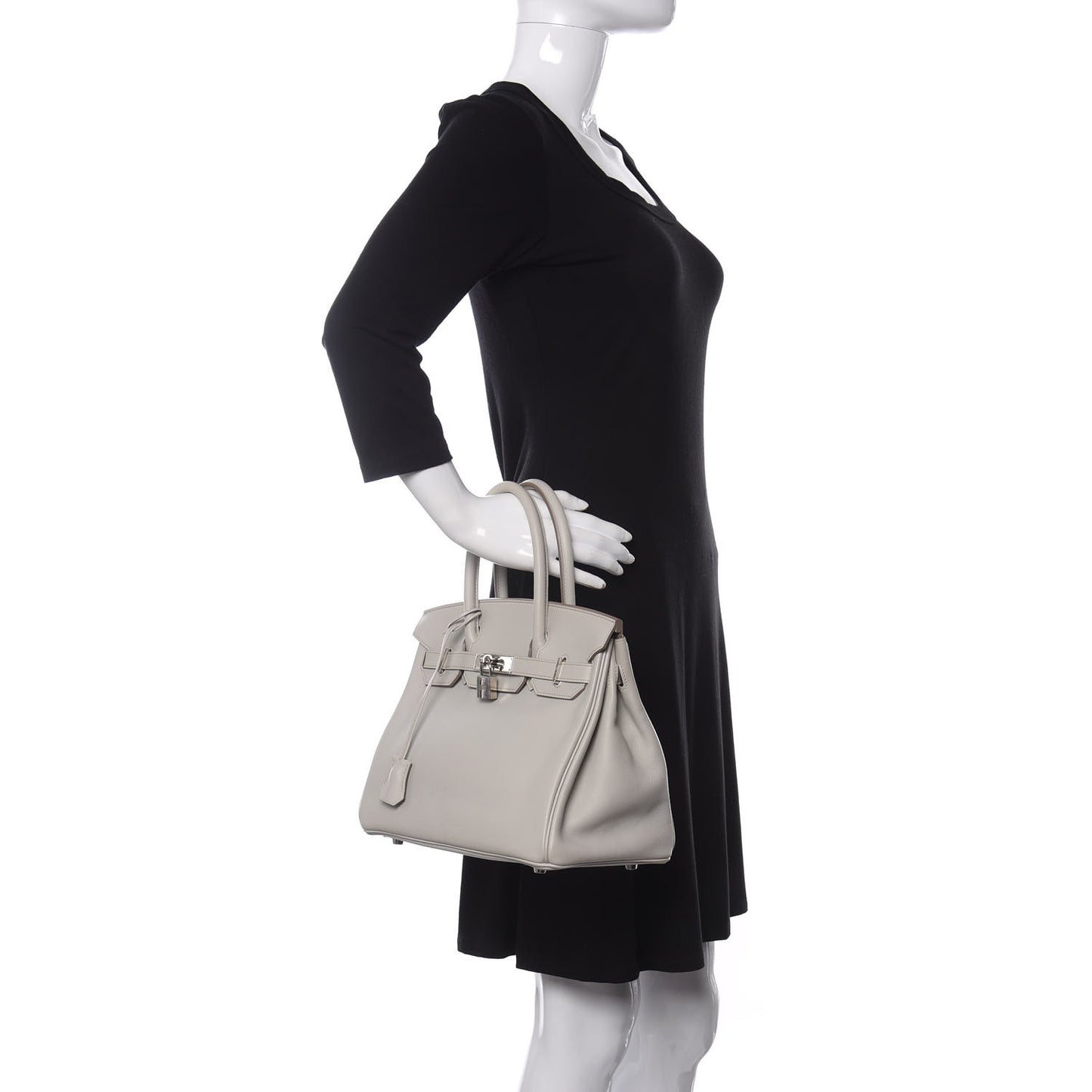 Swift Birkin 30 Gris Perle