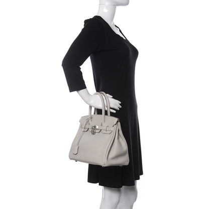 Hermes Swift Birkin 30 Gris Perle 2 of 10